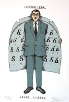 Jiří Slíva - Illegal Legal - grafika - volný list